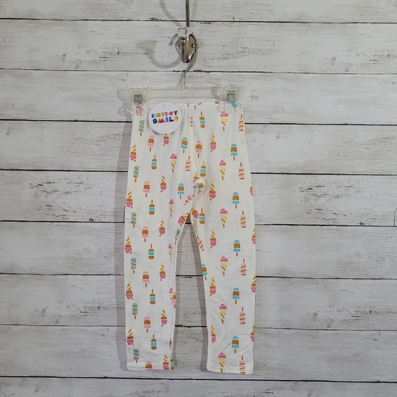 BNWT DOT DOT SMILE Baby Girl Ice Cream Popsicles Buttery Soft Leggings Size 2T - Picture 2 of 9